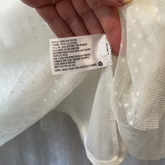 TARGET • Sheer boho blouse LARGE - Picture 3 of 4